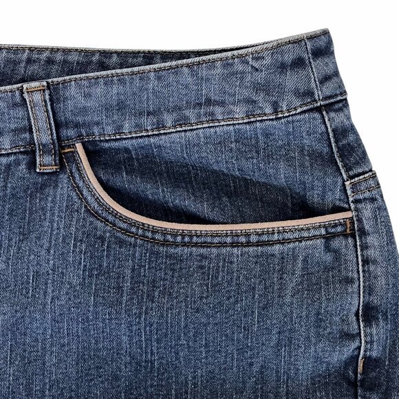 Jones New York Signature Women Stretch Denim Jeans Size 20W Relaxed Fit VGUC - Picture 9 of 15